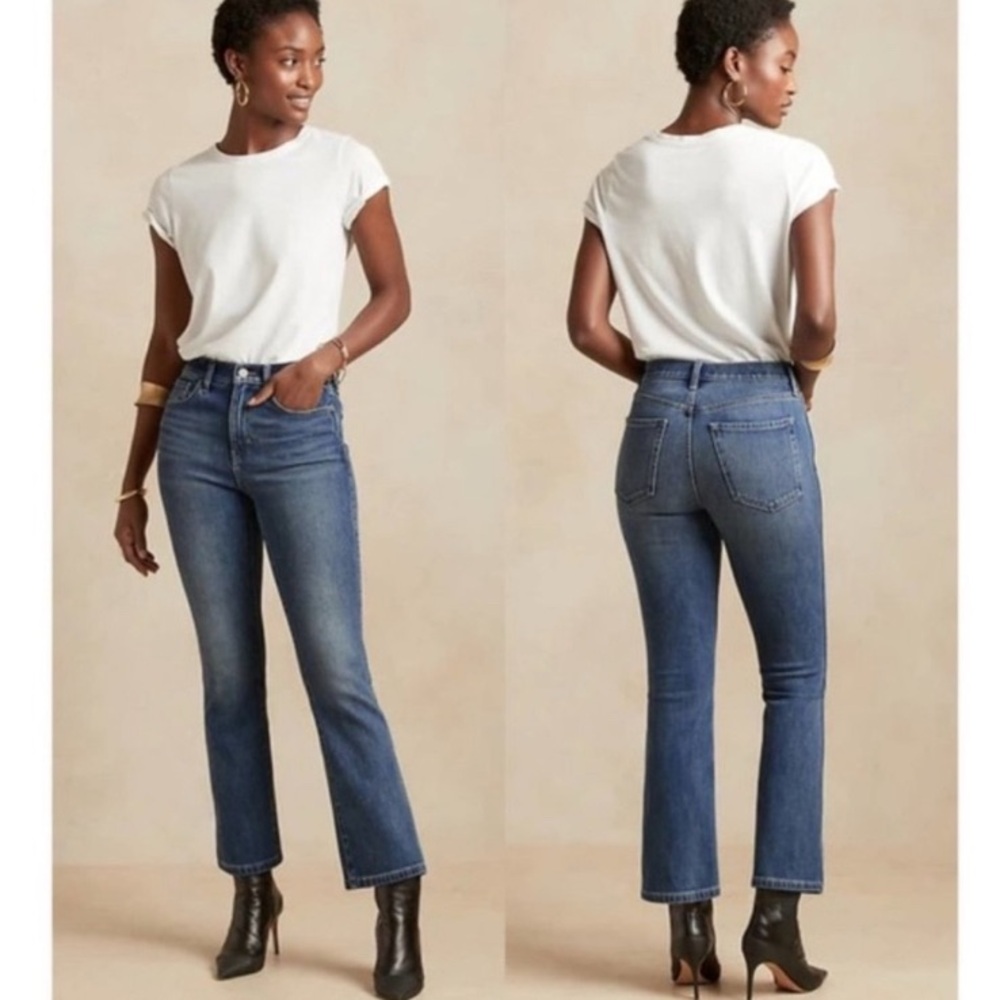 Banana Republic High-Rise Crop Boot Jeans